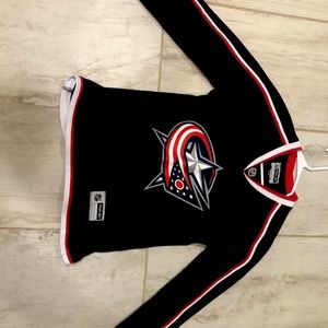 MiC Columbus Blue Jackets jersey 10 Reebok authentic Merzlikins Laine NHL Small